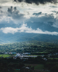 A stormy day in the mountains