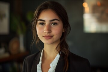 Fototapeta premium portrait of a smiling business woman