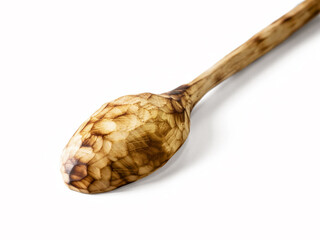 Wooden Spoon Isolated on a white background