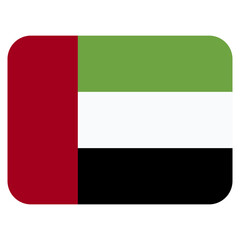 Vector Icon for United Arab Emirates, country, national, flag, world flag