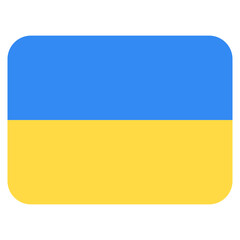 Vector Icon for Ukraine, country, national, flag, world flag