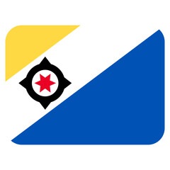Obraz premium Vector Icon for Bonaire, country, national, flag, world flag