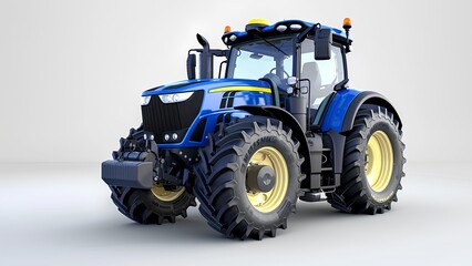 Obraz premium tractor isolated on white background