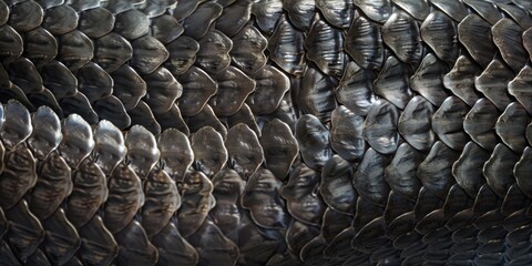 Skin snake with scales pattern. Snake skin texture
