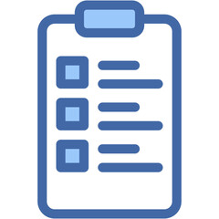 Vector Icon Clipboard, list, tasks, check list, objective