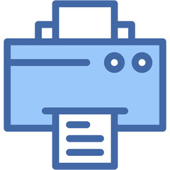 Vector Icon printer, electronics, printing, paper, print