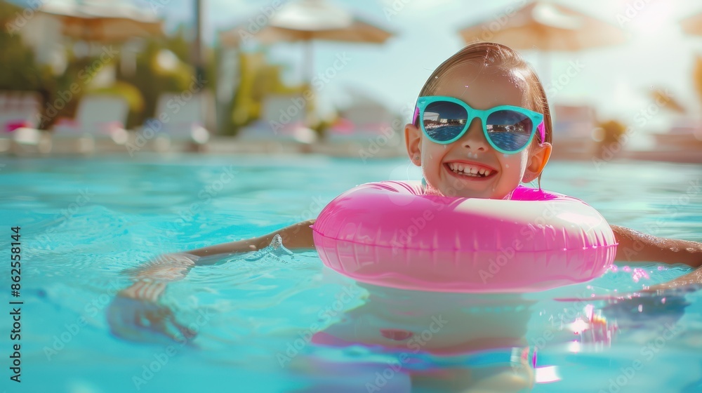 Sticker The Child in Pool