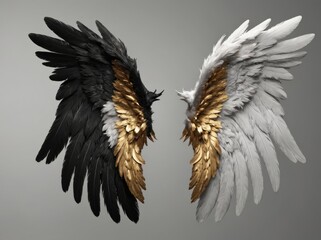 Obraz premium Elegant Angel Wings