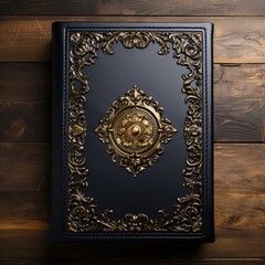 Capturing Elegance: Ultra-Realistic Luxury Black Book Image