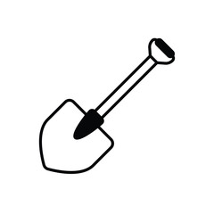 Shovel vector icon