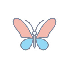 Butterfly vector icon