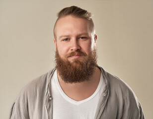 Obraz premium Studio Portrait of Young Handsome Man