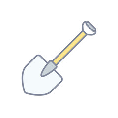 Shovel vector icon