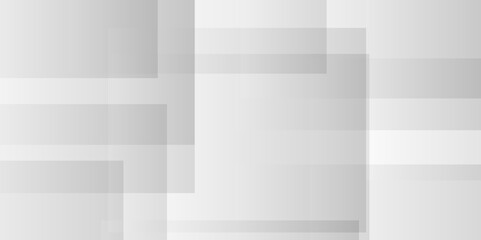 Abstract minimal geometric gray light background design. Modern Abstract white background design with layers of textured white transparent material in triangle and squares shapes. Technology concept.