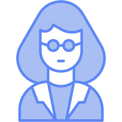 Vector Icon Gynecologist, lady, dotor, woman
