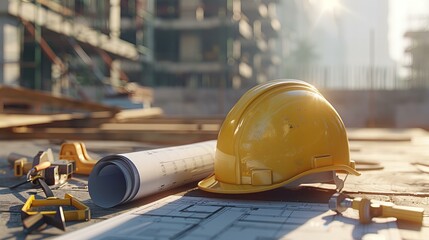 The Colors on the Construction Site, Helmet
