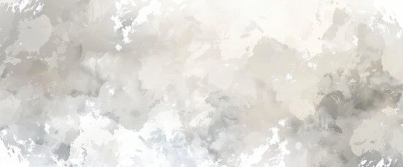 Obraz premium A modern watercolor art background featuring old papers, marbles, stones and stencils. Beige watercolor texture for cards, flyers, posters, banners. Stucco. Wall. Brush strokes and splashes. Painted