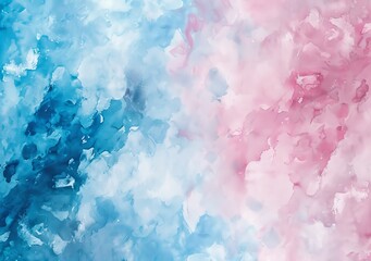 Fototapeta premium An abstract watercolor background for wedding invitations with blues and pinks