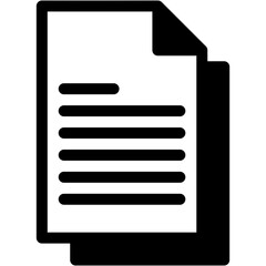 Vector Icon Documents, files, forms, list, file