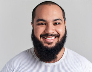 Studio Portrait of Young Handsome Man