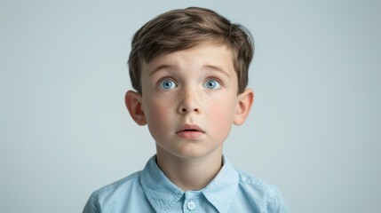 The Surprised Boy's Expression