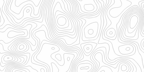 Fototapeta premium Abstract pattern with lines . Abstract Vector geographic contour map and topographic contours map background. Abstract white pattern topography vector background. Topographic line map background.