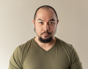 Obraz premium Studio Portrait of Young Handsome Man