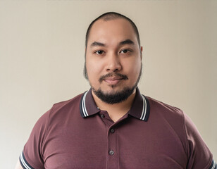 Fototapeta premium Studio Portrait of Young Handsome Man