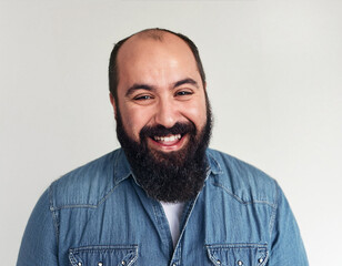 Obraz premium Studio Portrait of Young Handsome Man