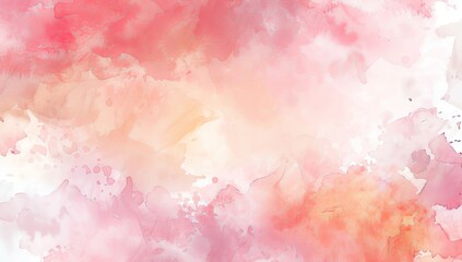 Fototapeta premium This pink watercolor background is perfect for Valentine's Day or weddings