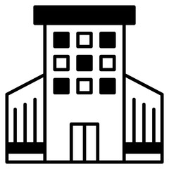 Vector Icon urban, construction, building, city, society