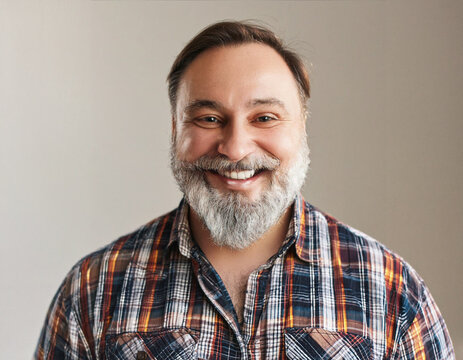 Studio Portrait of Young Handsome Man