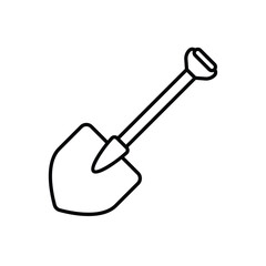 Shovel vector icon