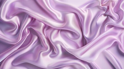 Obraz premium Abstract luxury silk fabric background. Beautiful background luxury cloth with drapery and wavy folds of pastel pink purple color creased smooth silk satin material texture