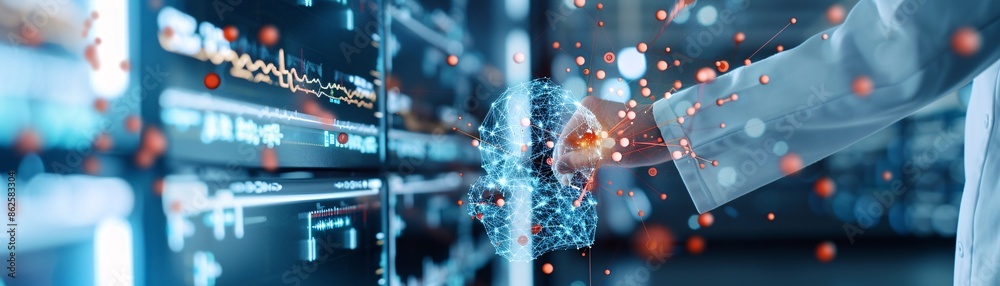 Poster the fusion of generative ai with ai intelligence captured in a documentary photography style, showca