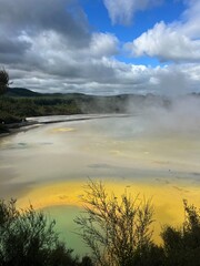 Wai-O-Tapu Thermal Wonderland, Rotorua, North Island of New Zealand