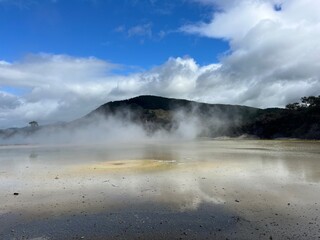 Wai-O-Tapu Thermal Wonderland, Rotorua, North Island of New Zealand