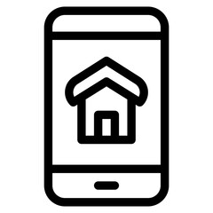 home, app, android, digital, interaction Icon