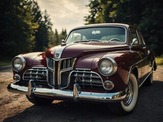 Old, vintage american car