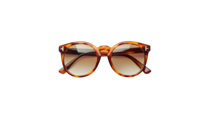 Summer sunglasses cutout. Woman sunglass on transparent background