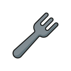 fork icon vector design template simple and clean