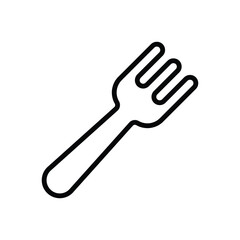 fork icon vector design template simple and clean