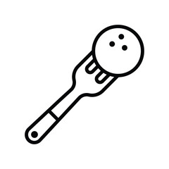 fork icon vector design template simple and clean