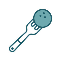 fork icon vector design template simple and clean