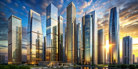 modern architecture in the city