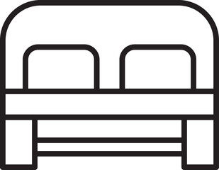 Bed Line Icon
