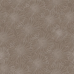 Cottage Romanticize the countryside ,seamless pattern ,prints background
