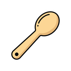 spoon icon vector design template simple and clean