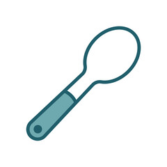spoon icon vector design template simple and clean