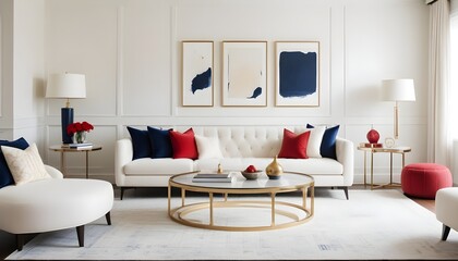 Photo interior modern design room 3d illustration